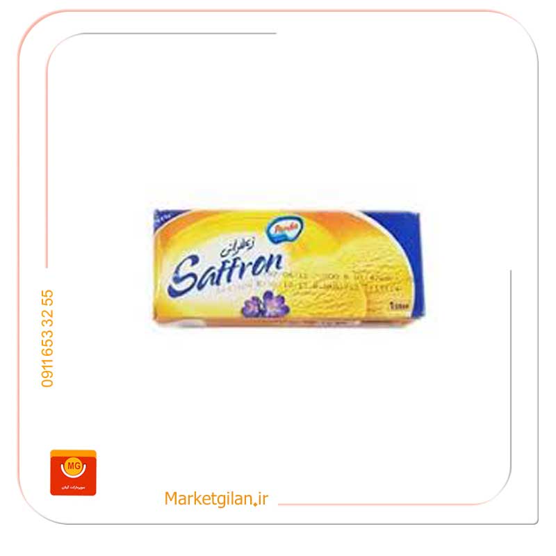 بستنی-یک-لیتری-زعفرانی-پاندا بستنی یک لیتری زعفرانی توت فرنگی موزری طالبی پاندا470گرمی-کد 1658 - Image 1