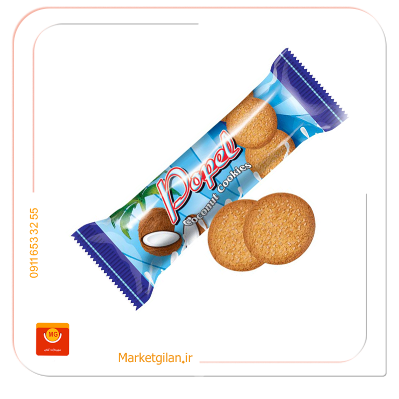 بیسکویت-نارگیلی--پاپل-شیرین-عسل بیسکویت نارگیلی پاپل شیرین عسل-کد 782 - Image 1