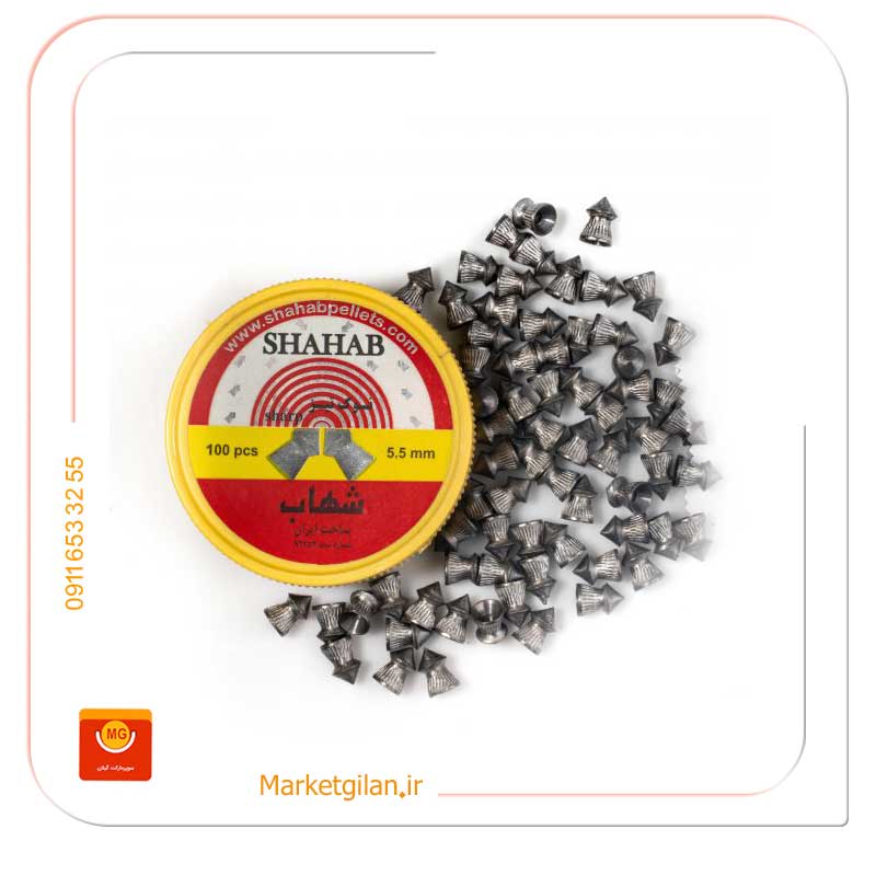 تیر-تفنگ-بادی-شهاب-4.5 تیر تفنگ بادی شهاب200عددی 4.5-کد 102 - Image 1