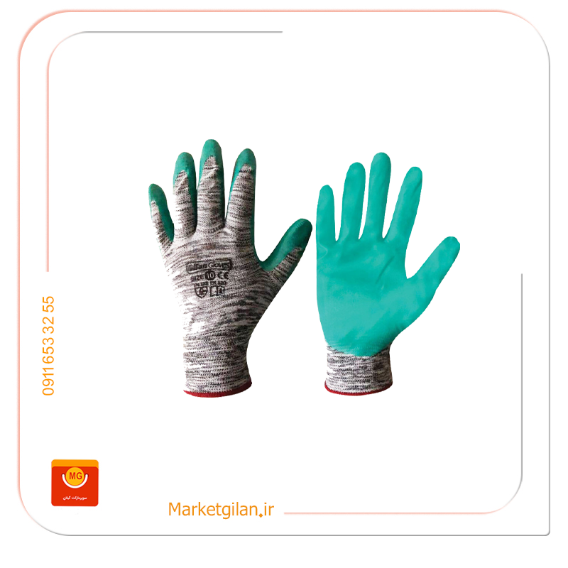 دستکش گیلان دستکش خانگی کوتاه گیلان-کد 1181 - Image 1