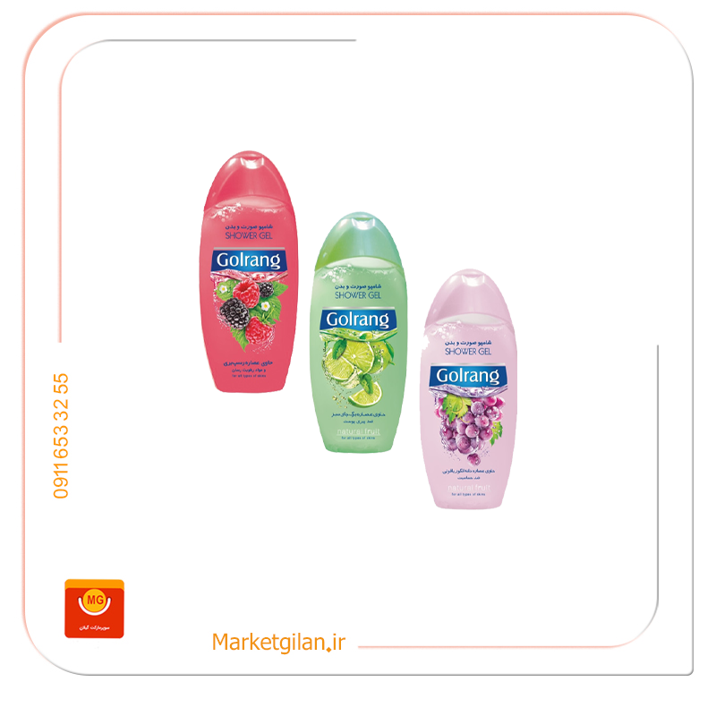 شامپو بدن گلرنگ شامپو صورت و بدن حاوی دانه های لایه بردار گلرنگ 280گرمی-کد 1436 - Image 1