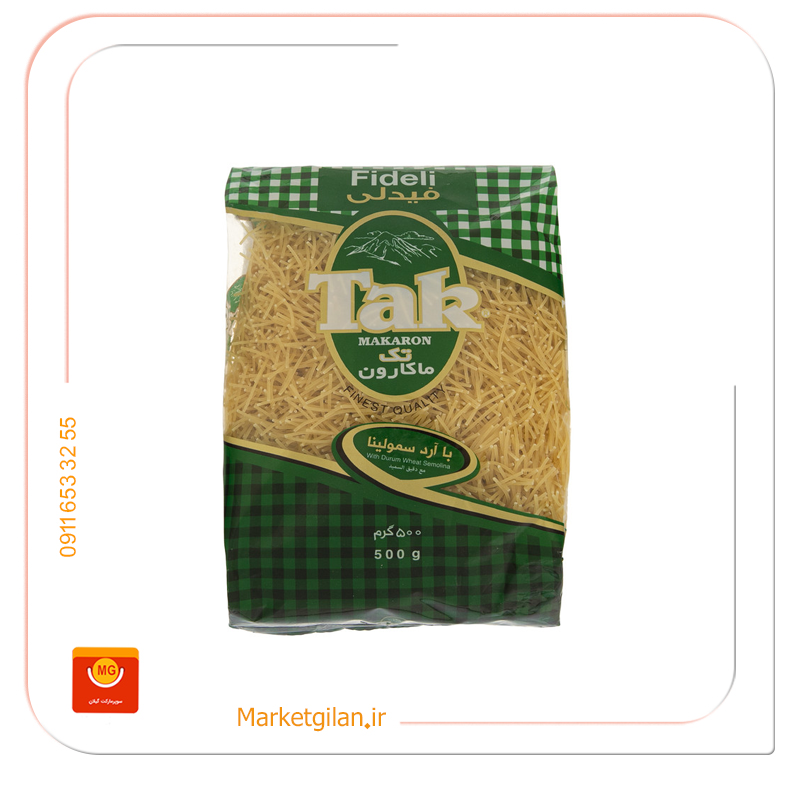 رشته سوپ فیلدی تک ماکارون 500گرمی رشته سوپ فیلدی تک ماکارون 500گرمی-کد 1846 - Image 1