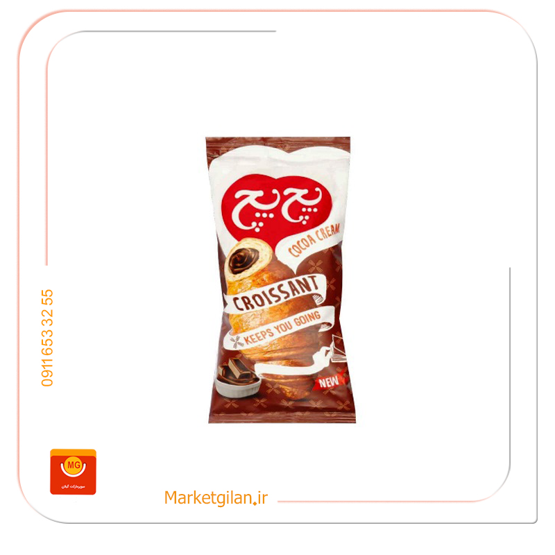 پچ پچ کروسان با مغز کرم کاکائویی 50گرمی پچ پچ کلاسیک کرواسان بامغز کرم کاکائویی50گرمی-کد 1852 - Image 1