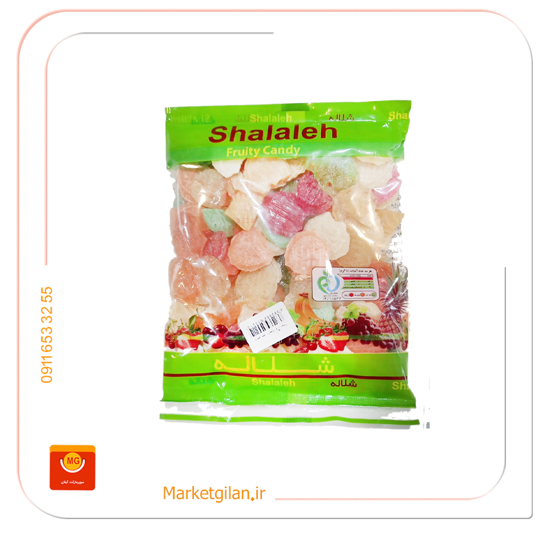 آبنبات بن بن ترش تخت شلاله 250گرمی آبنبات پولکی الوانجور میوه ای شلاله 250گرمی-کد 2047 - Image 1