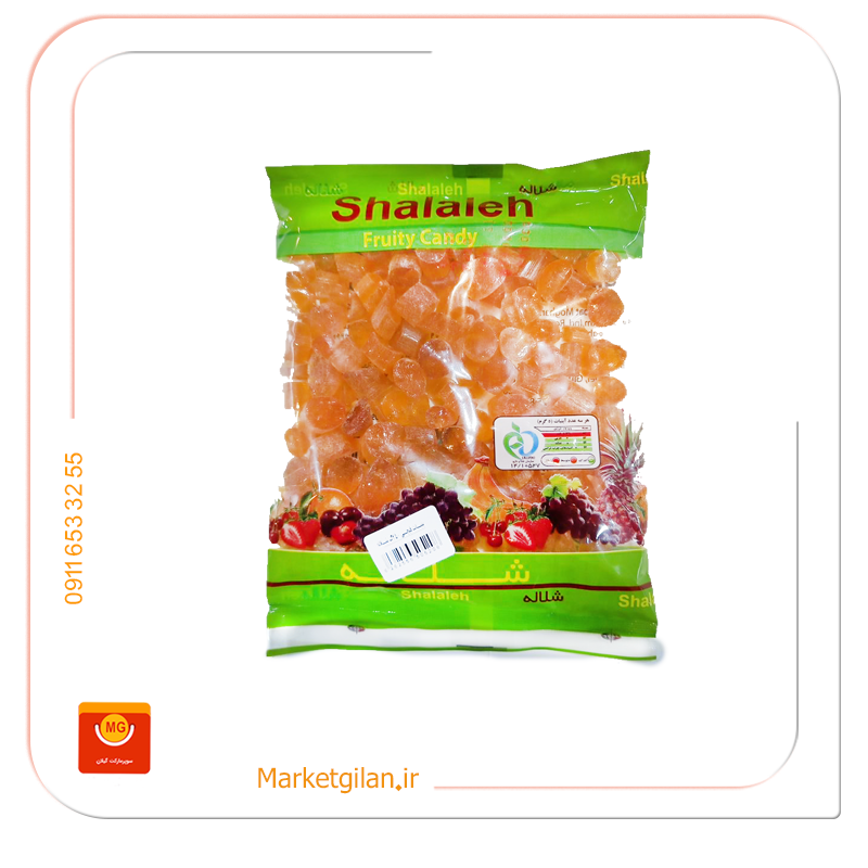 آبنبات پولکی الوانجور میوه ای شلاله 250گرمی آبنبات قیچی سنتی شلاله 250گرمی-کد 2045 - Image 1