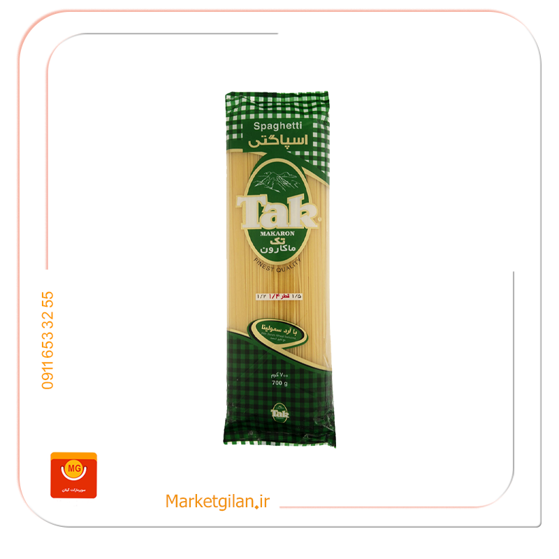 تک ماکارون 700گرمی ماکارونی تک 700گرمی-کد 2030 - Image 1