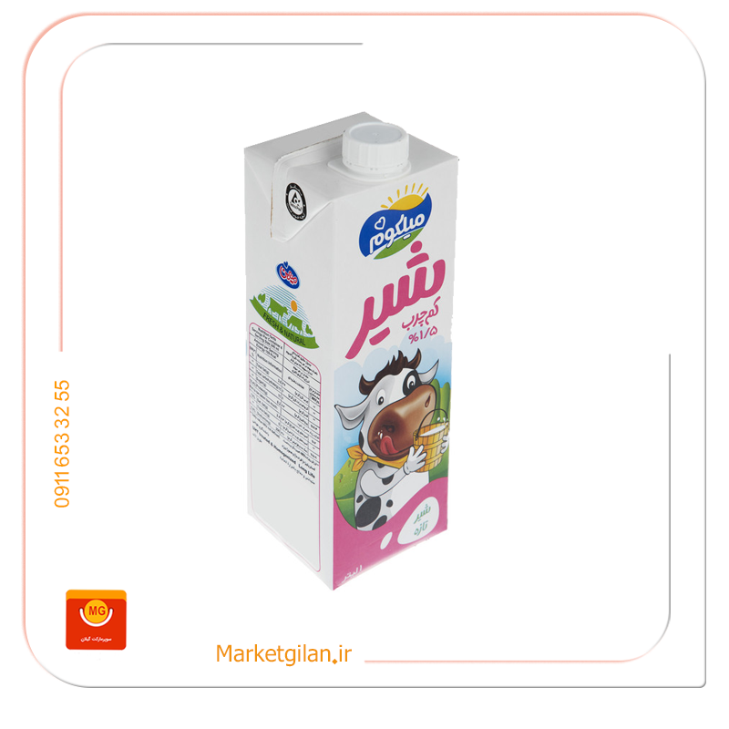 شیر کم چرب میلکوم میهن یک لیتری شیر کم چرب میلکوم میهن یک لیتری-کد 2035 - Image 1