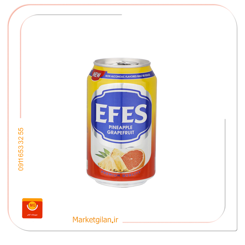 نوشیدنی مالت بدون الکل آناناس گریپ فروت افس قوطی 330میلی لیتر نوشیدنی مالت بدون الکل آناناس گریپ فروت افس قوطی 330میلی لیتر-کد 2298 - Image 1