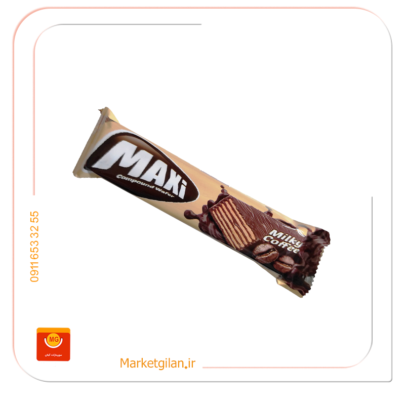 ویفر شکلاتی قهوه مکس 30گرمی ویفر شکلاتی قهوه مکس 30گرمی-کد 2308 - Image 1