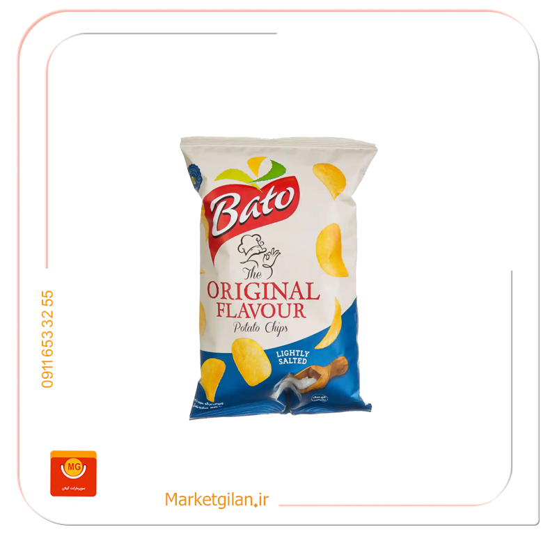 چیپس ساده نمکی باتو 60گرمی چیپس ساده نمکی باتو 60گرمی-کد 2342 - Image 1