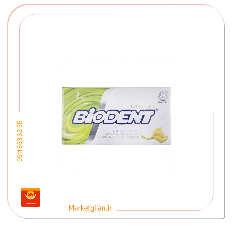 mg21 آدامس مینی اسکیت بدون شکر با طعم طالبی بایودنت-کد 2363 - Image 1