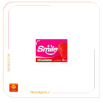 آدامس استیک توت فرنگی اسمایل شیرین عسل12گرمی-کد 2620