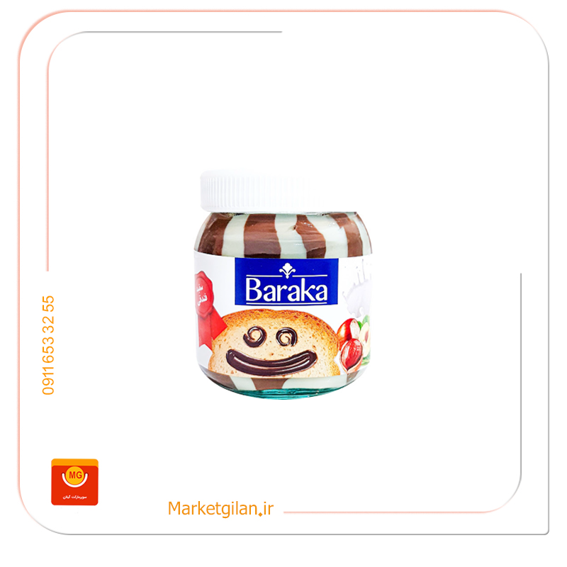 شکلات صبحانه سفید فندقی باراکا180گرمی شکلات صبحانه سفید فندقی باراکا180گرمی-کد 2836 - Image 1