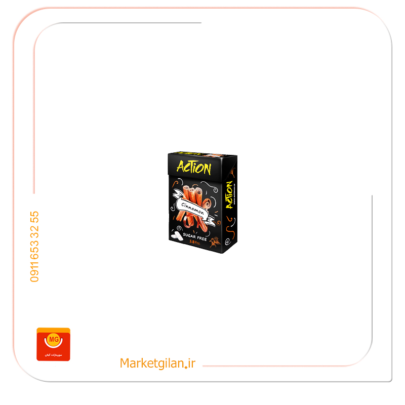 آدامس دراژه بدون شکر فلیپ تاپ باطعم دارچین اکشن آدامس دراژه بدون شکر فلیپ تاپ باطعم دارچین اکشن-کد 3065 - Image 1