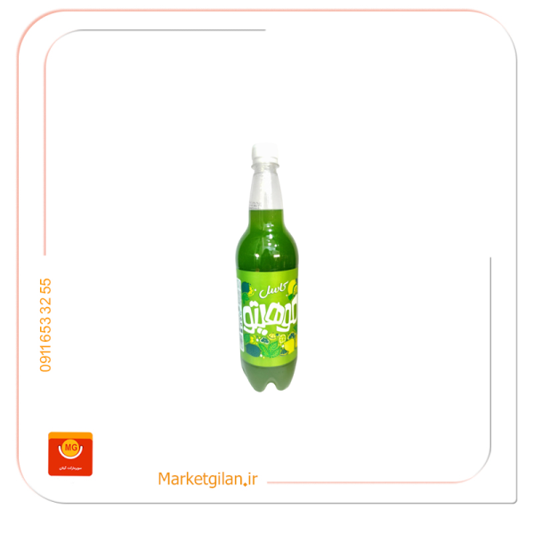 نوشابه-گازدار-رنگی-باطعم-لیمو-نعناع-یک-لیتری