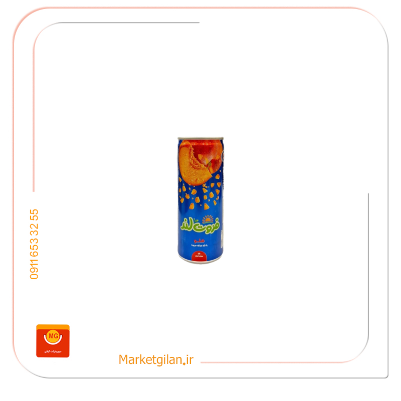 آبمیوه فروت لندقوطی باطعم هلو240میلی لیتر آبمیوه فروت لندقوطی باطعم هلو240میلی لیتر-کد 3157 - Image 1