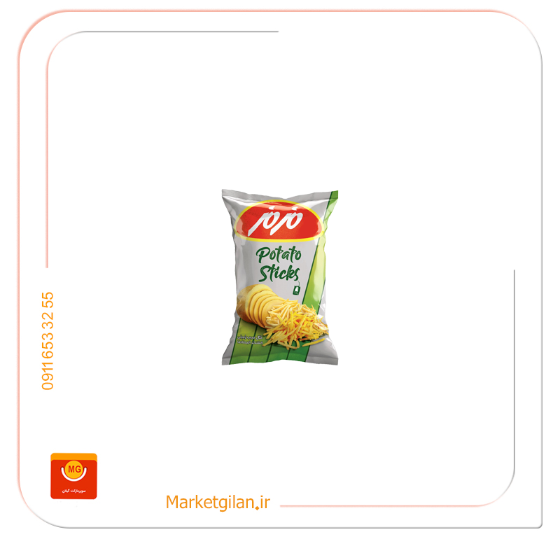 خلال سیب زمینی نمکی مزمز95گرمی خلال سیب زمینی نمکی مزمز95گرمی