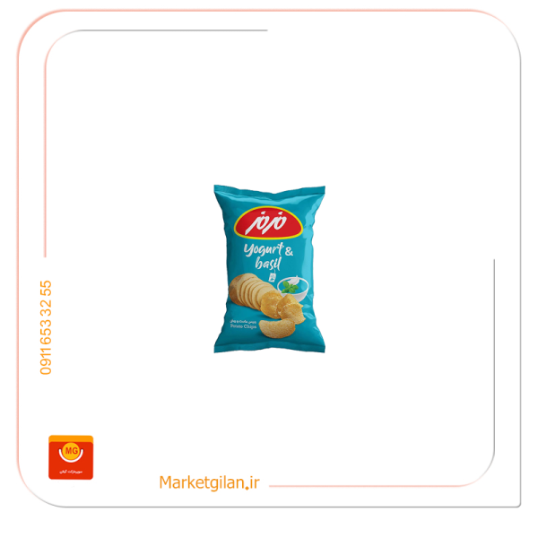 چیپس-ماست-و-ریحان-مزمز65گرمی