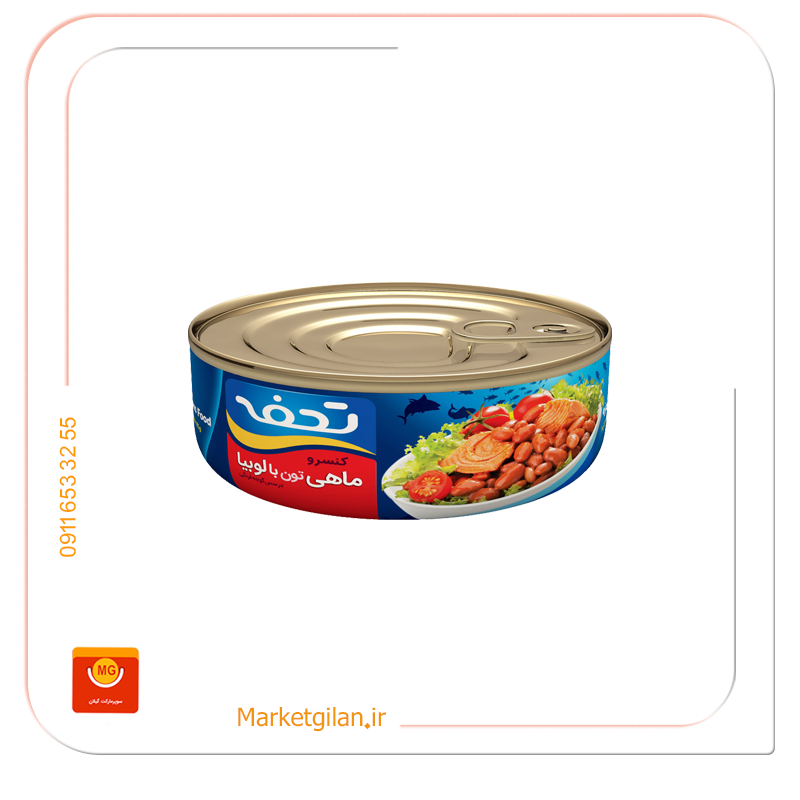 04 کنسروماهی ولوبیاچیتی230گرمی-کد 3325 - Image 1